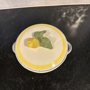 Red Wing Pottery Brittany Cream Soup Bowl & Lid Set